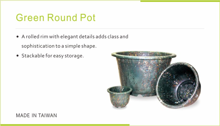 多用途戶外植栽盆器，可應用於花藝設計、景觀工程與居家園藝。
