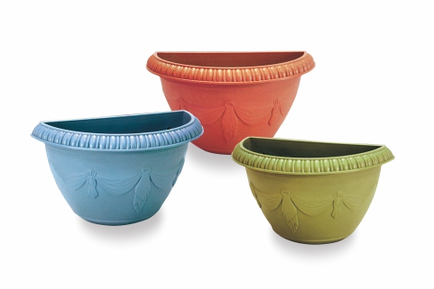 WAL-254 Aiermei Wall Hanging Pot 浮雕壁盆